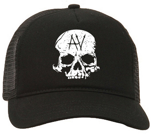 Skull Head Snapback Trucker Hat