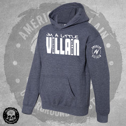 Youth Lil Villain Navy Heather Hoodie
