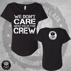Womens We Dont Care Tee